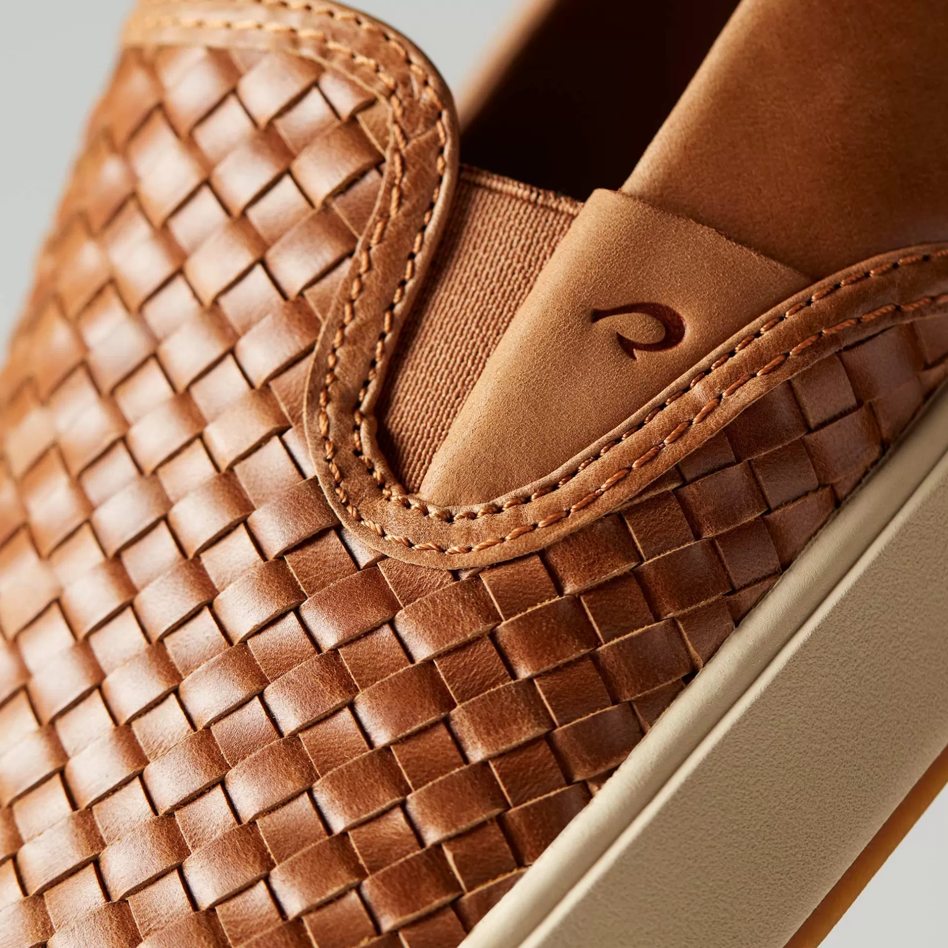 OluKai Shoes>Lae'Ahi Lauhala Men'S Woven Leather Shoes