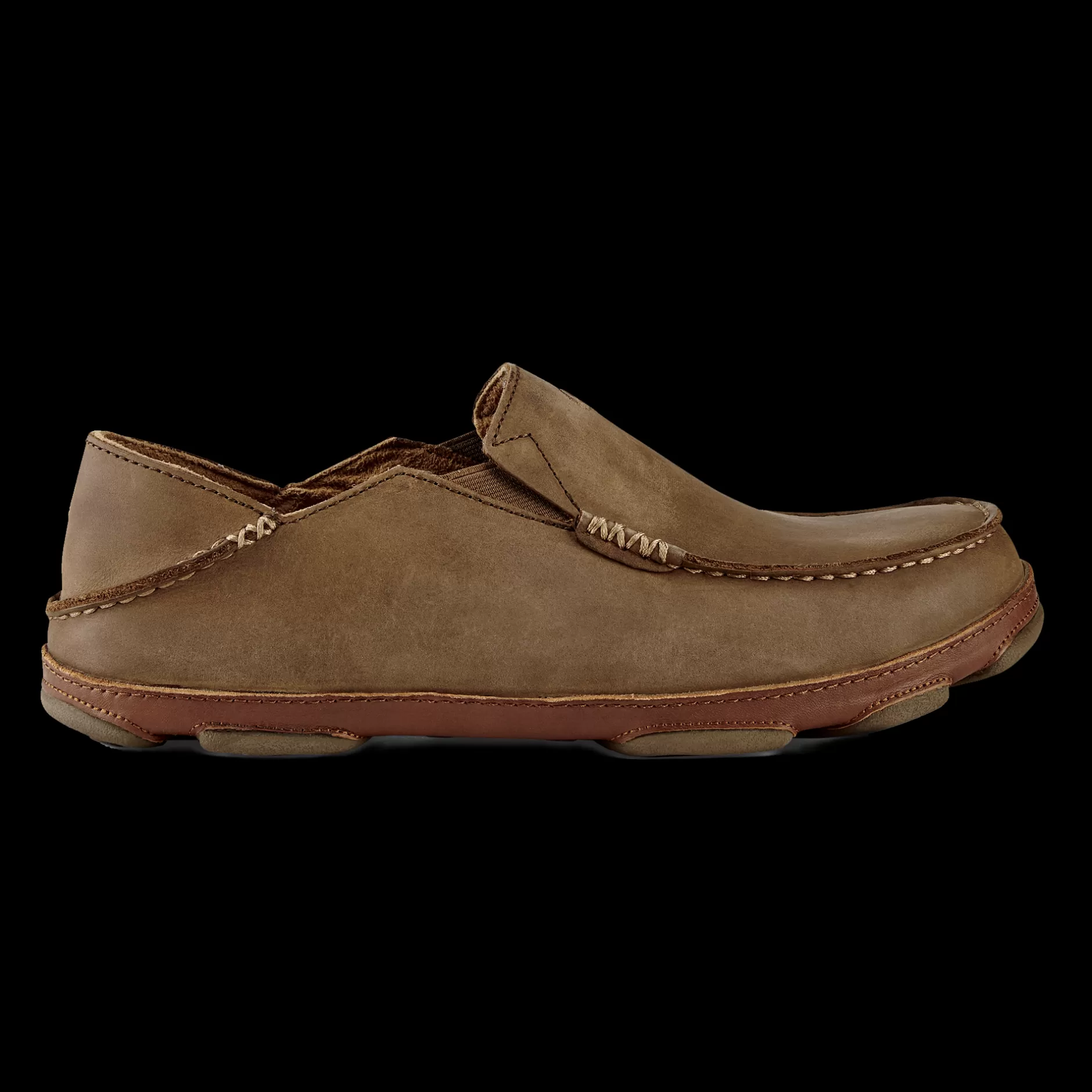 OluKai Shoes>Moloa Men'S Leather Slip On Shoes