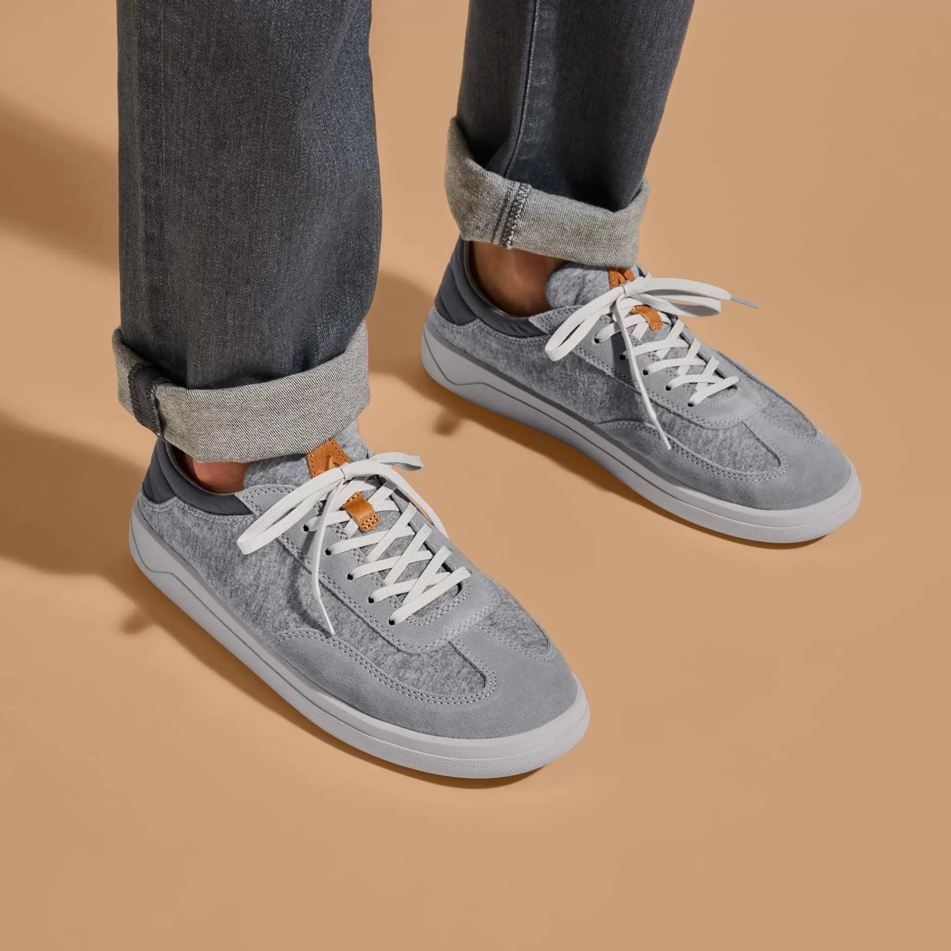 OluKai Shoes>Puliki Men'S Cotton Court Sneakers