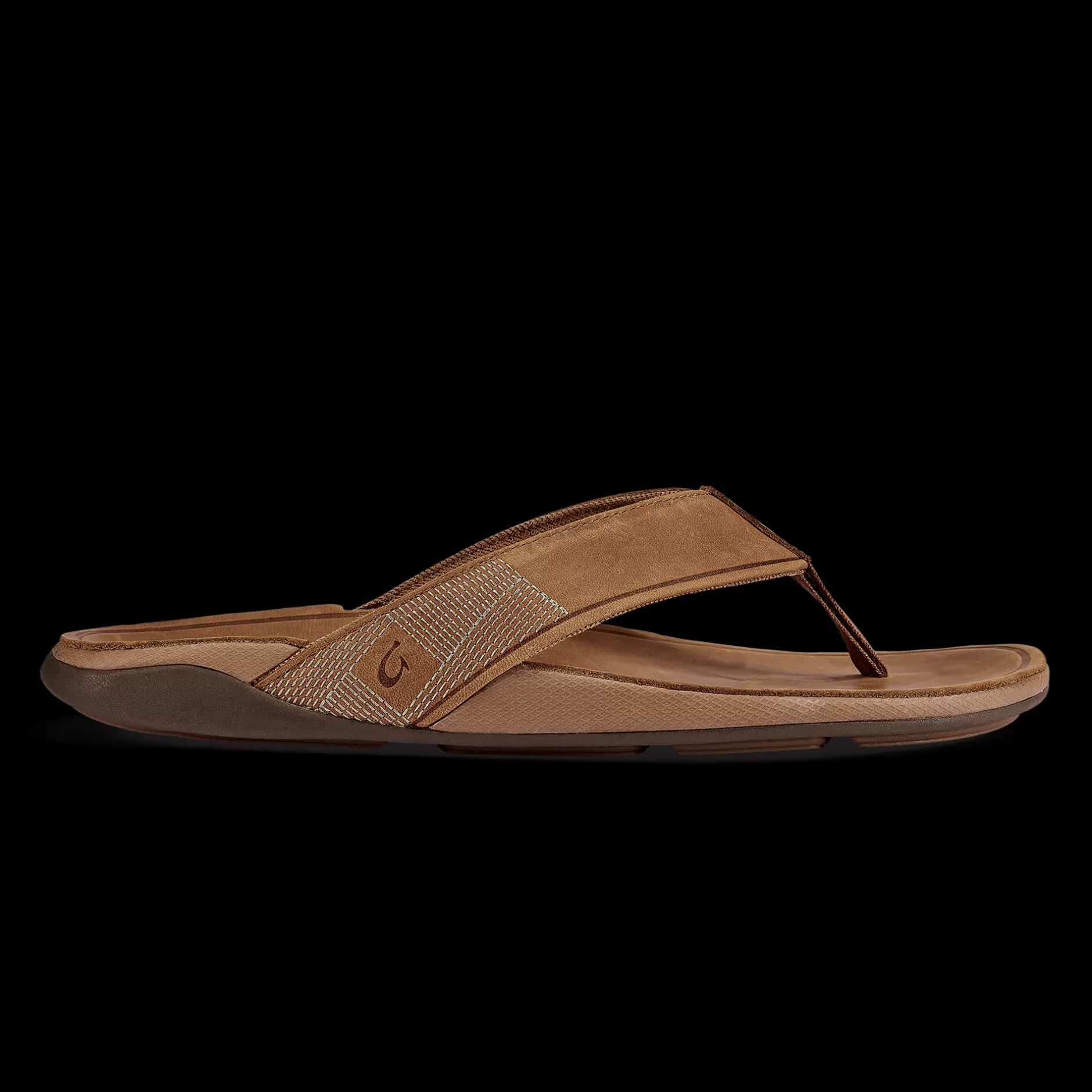 OluKai Sandals>Tuahine Men'S Leather Beach Sandals