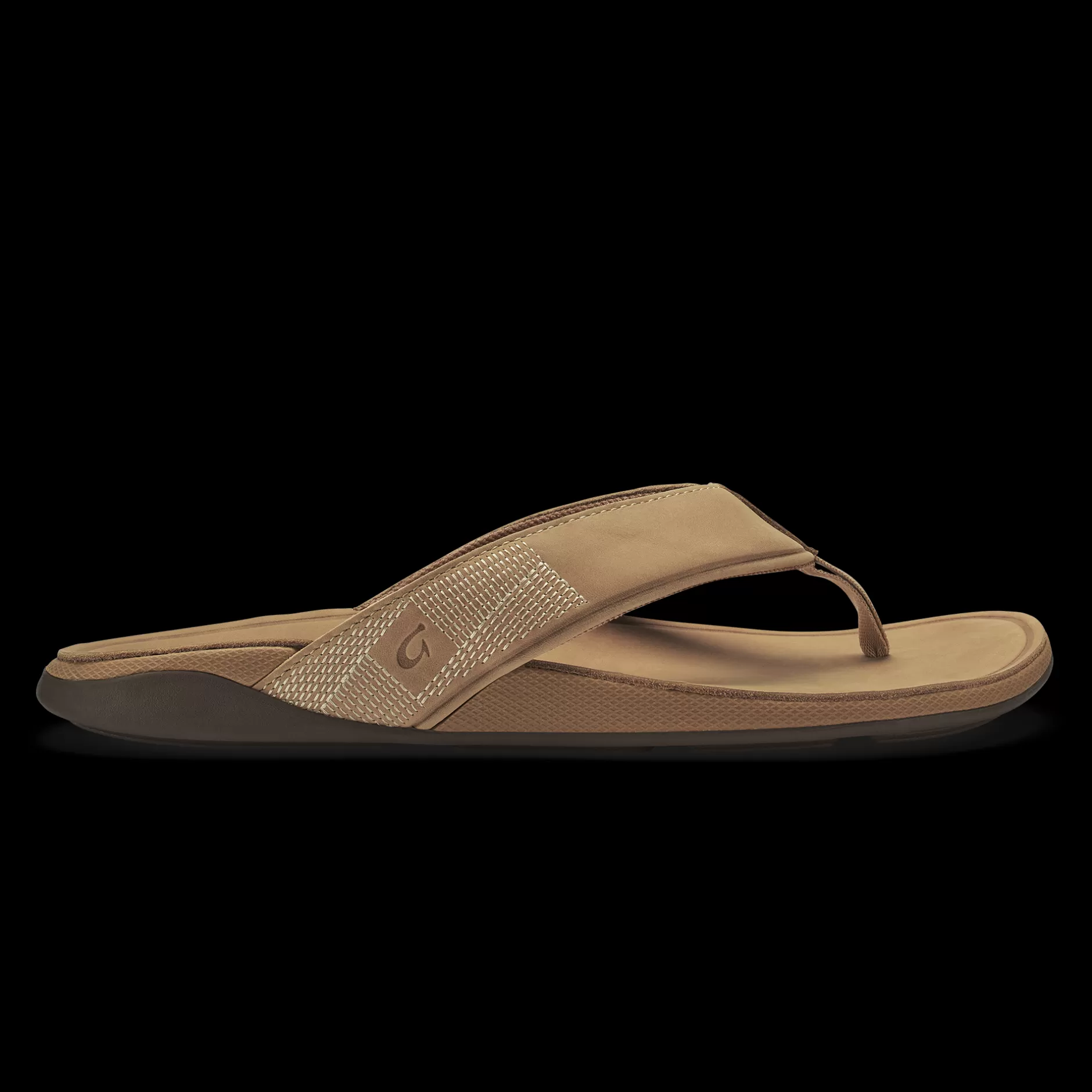 OluKai Sandals>Tuahine Men'S Leather Beach Sandals